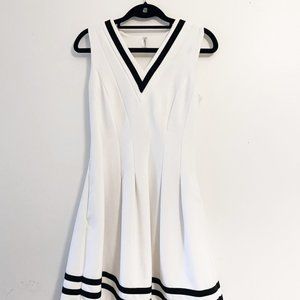 Black and White Tennis Prep Dress